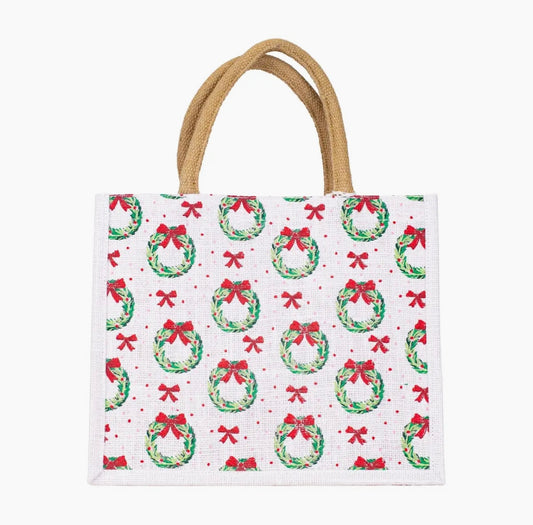 Clara Wreath Gift Tote