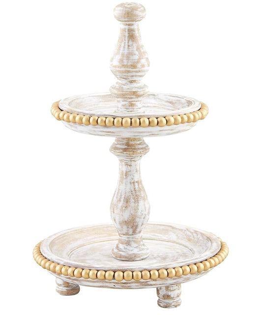 Mini Gold Bead Tiered Server