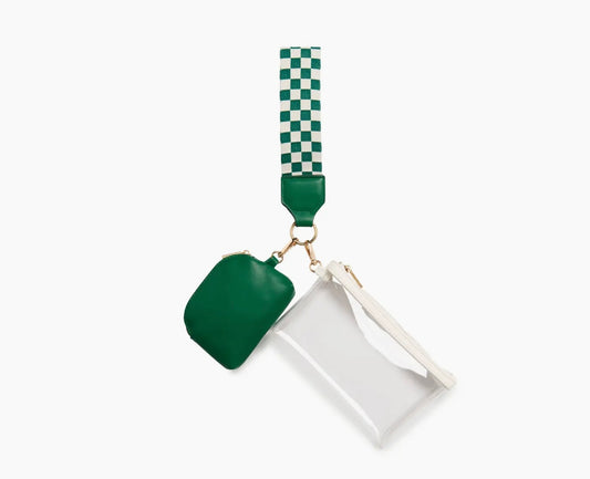 Taylor Mini Wristlet Green