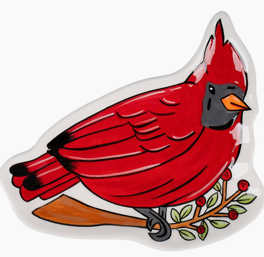 Red Bird Trinket Tray