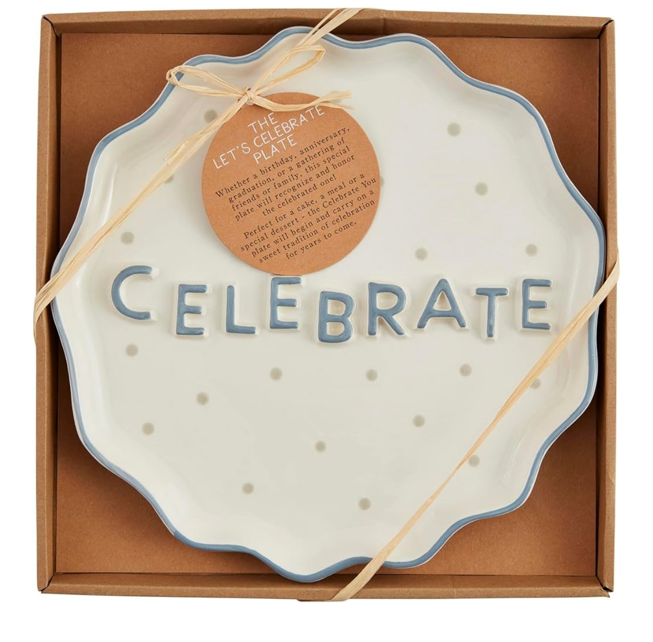 Mud Pie Happy Celebrate Platter