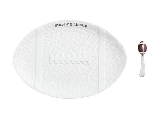 Mud Pie Football Platter