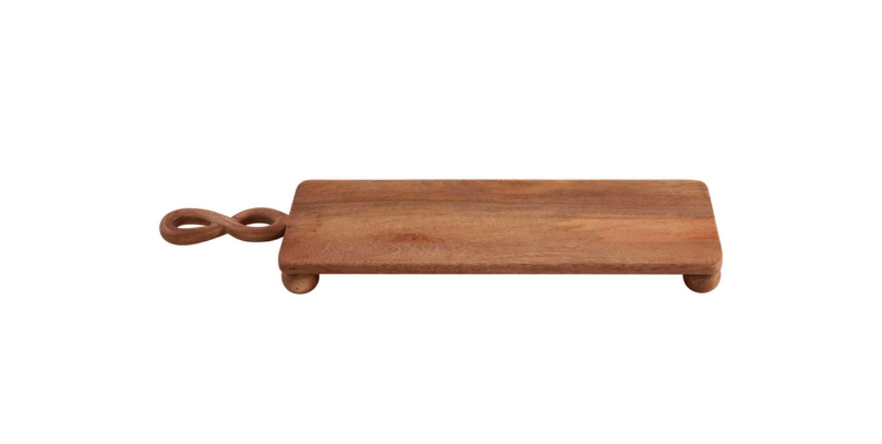 Footed Twisted Handle Board