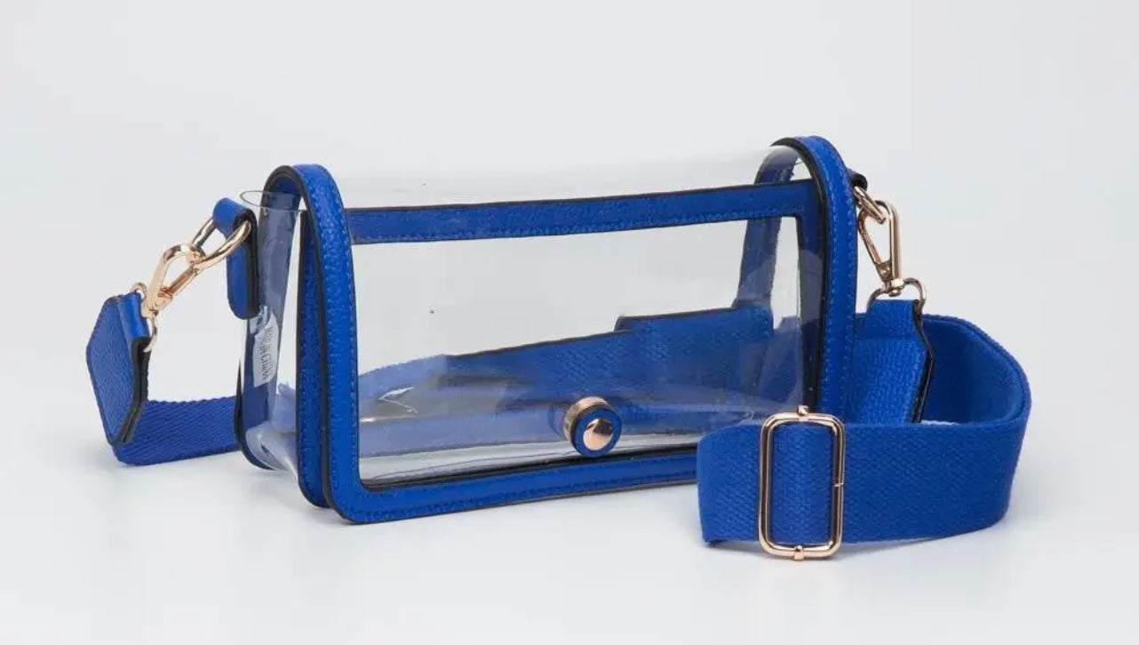 Crossbody Wristlet Clutch - Blue